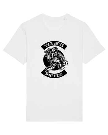 Space Soccer League Black White