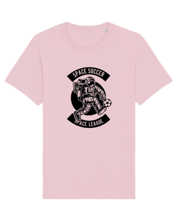 Space Soccer League Black Cotton Pink
