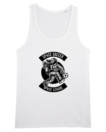 Space Soccer League Black White