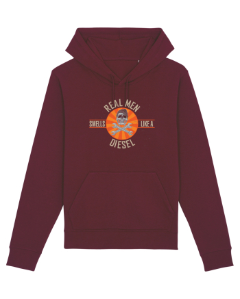 Real Men Smells Like A Diesel Burgundy