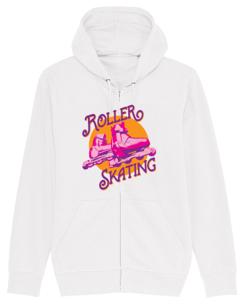 Roller Skating White