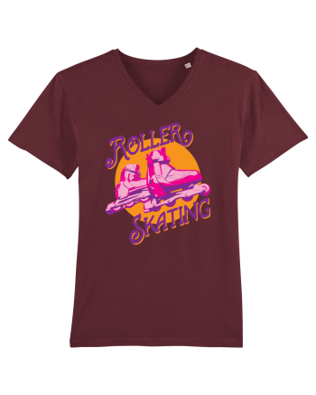 Roller Skating Burgundy