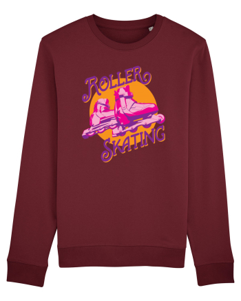 Roller Skating Burgundy