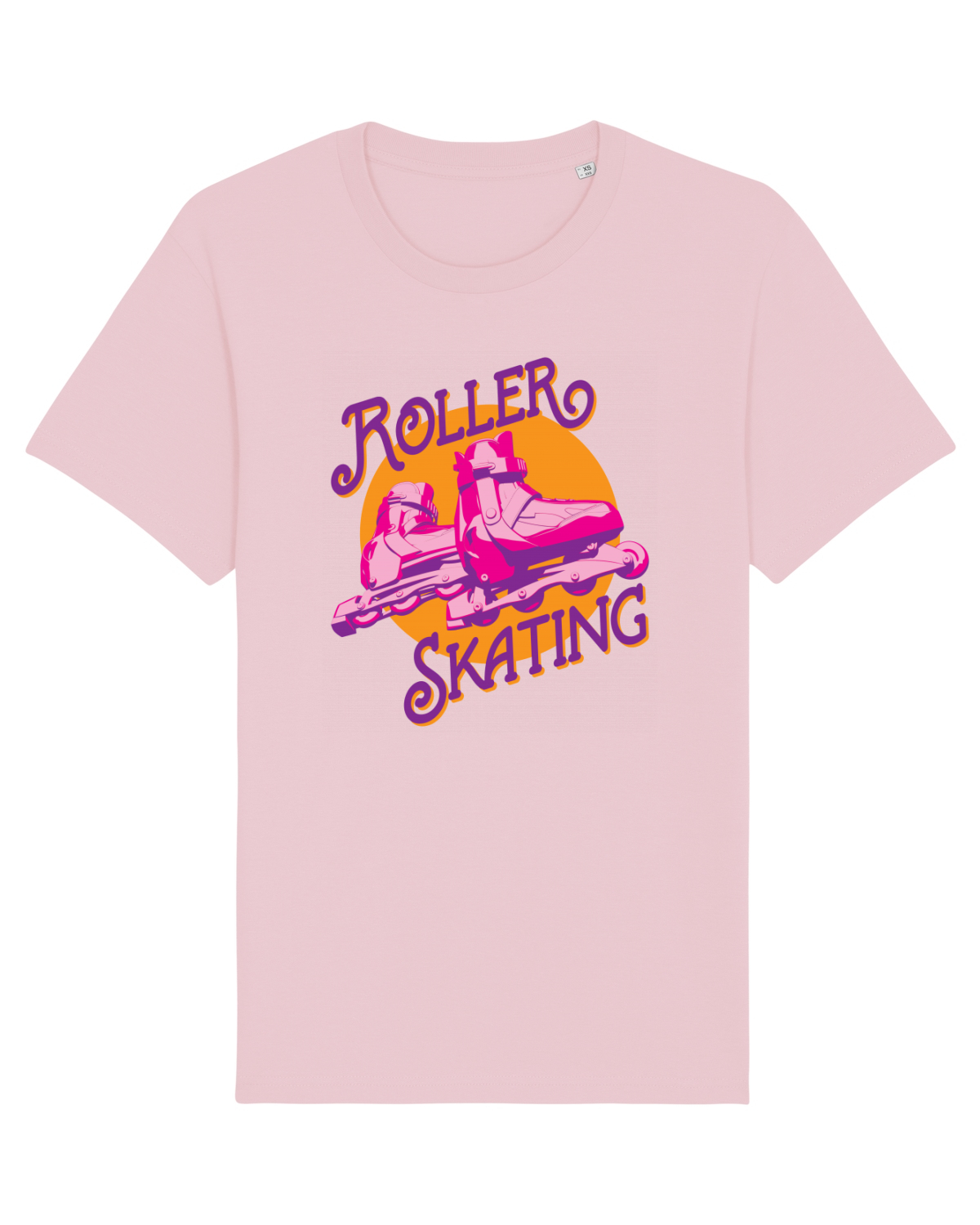 Tricou mânecă scurtă Unisex Rocker Cotton Pink