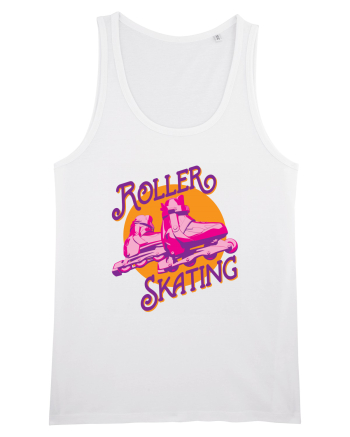 Roller Skating White