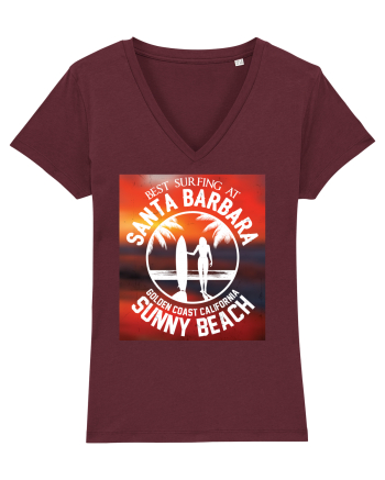 Santa Barbara Sunny Beach Burgundy