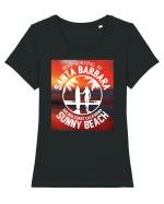 Santa Barbara Sunny Beach Tricou mânecă scurtă guler larg fitted Damă Expresser