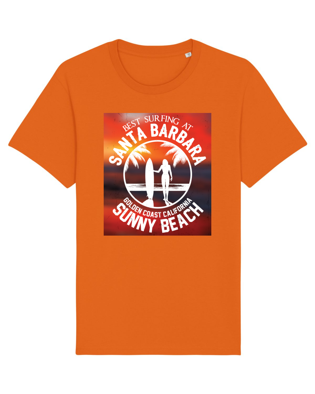 Tricou mânecă scurtă Unisex Rocker Bright Orange