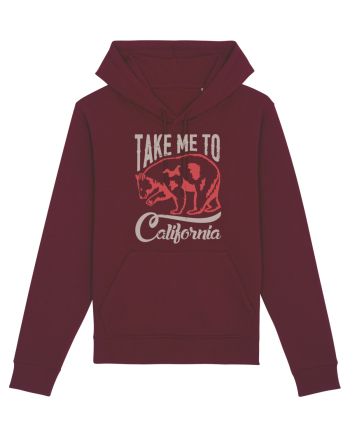 Take Me To California Burgundy