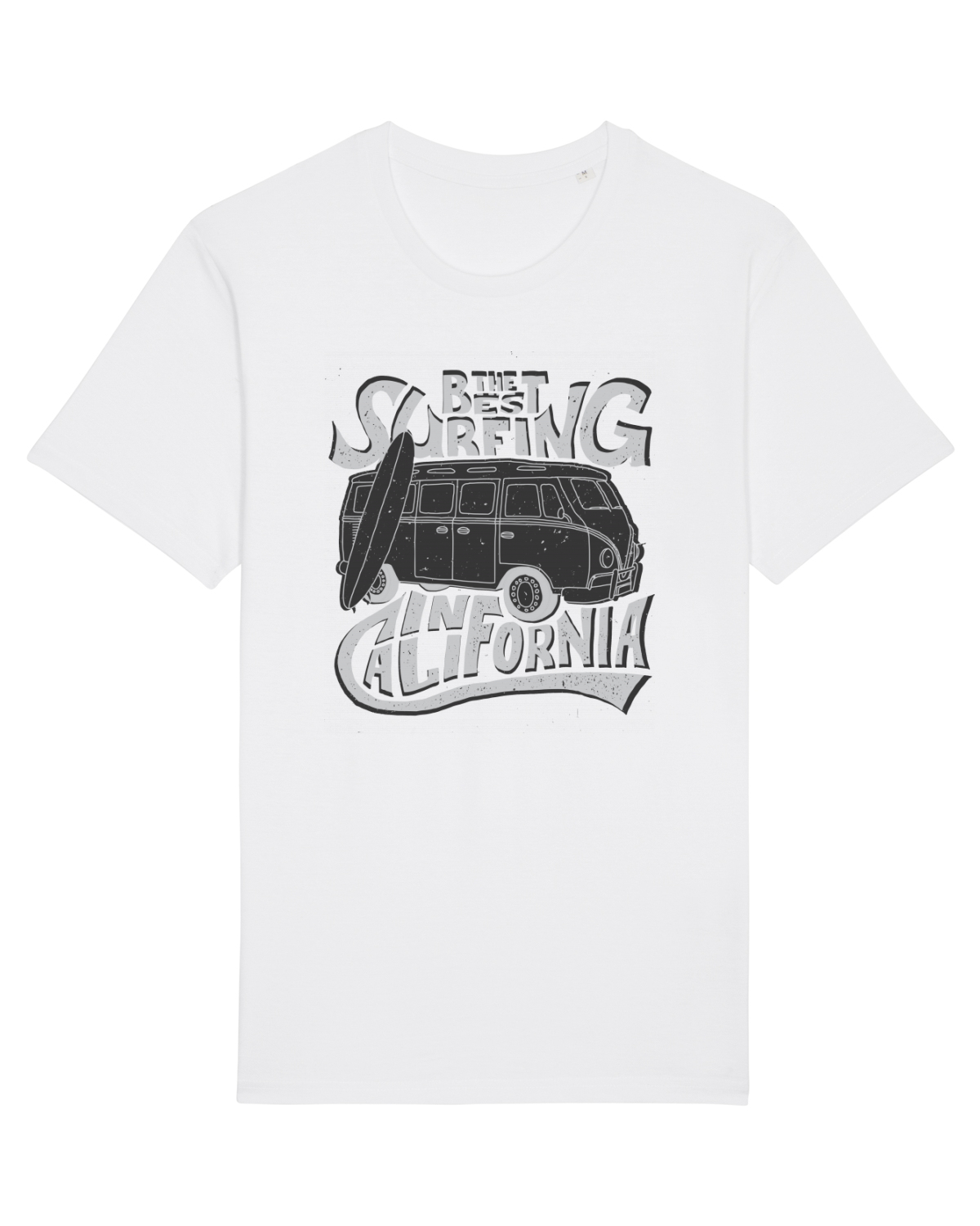 Tricou mânecă scurtă Unisex Rocker White