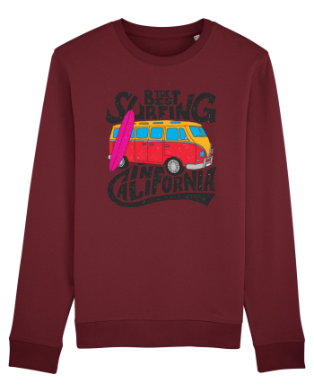 The Best Surfing In California Burgundy