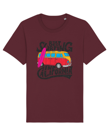 The Best Surfing In California Burgundy