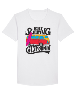 The Best Surfing In California Tricou mânecă scurtă guler larg Bărbat Skater