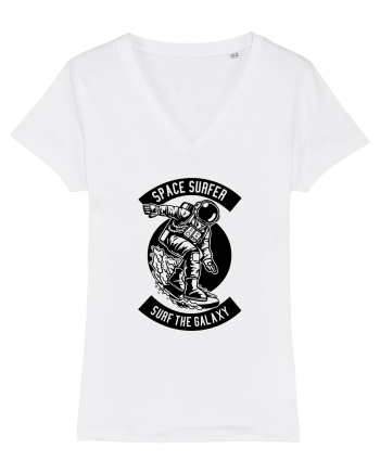 Space Surfer Galaxy Black White