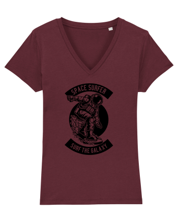 Space Surfer Galaxy Black Burgundy