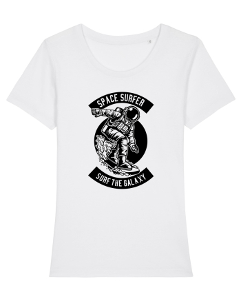 Space Surfer Galaxy Black White
