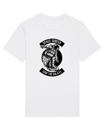 Space Surfer Galaxy Black White