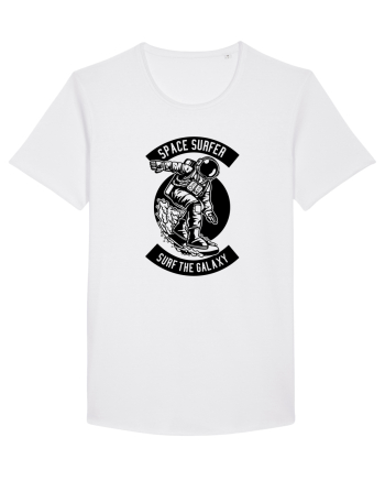 Space Surfer Galaxy Black White