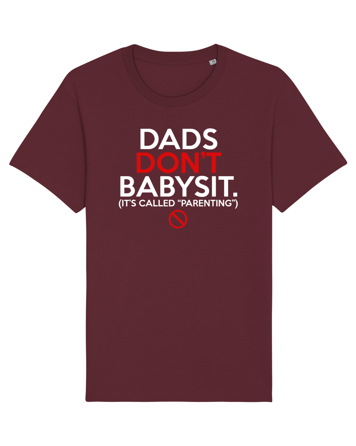 Tricou mânecă scurtă Unisex Rocker Burgundy