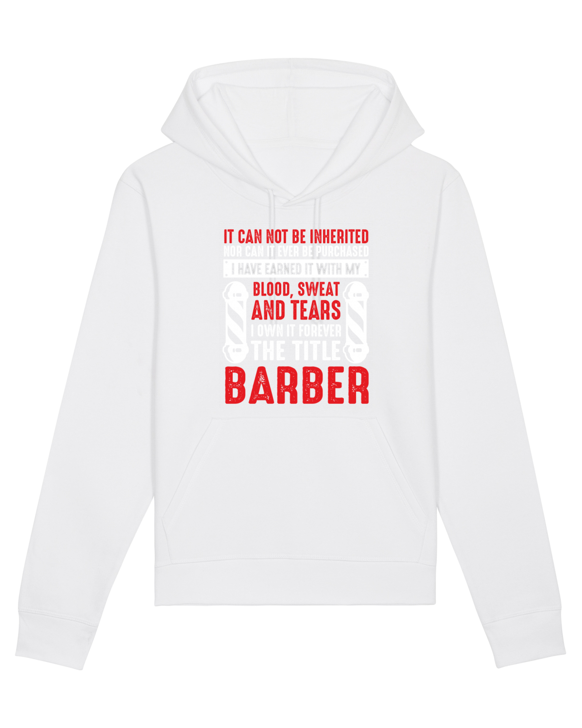 Hanorac Unisex Drummer White