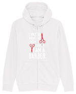 BARBER Hanorac cu fermoar Unisex Connector