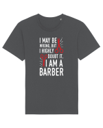 BARBER Tricou mânecă scurtă Unisex Rocker