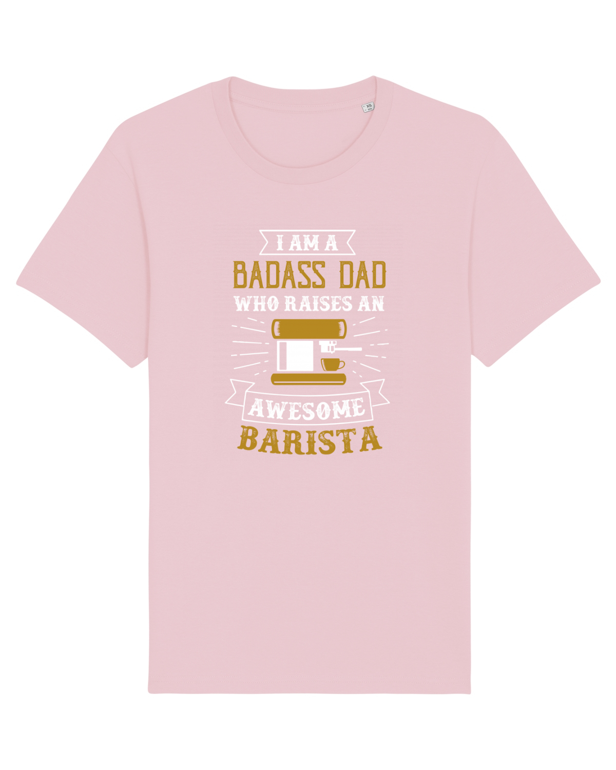Tricou mânecă scurtă Unisex Rocker Cotton Pink