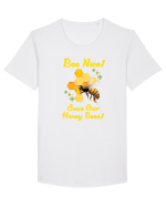 BEES Tricou mânecă scurtă guler larg Bărbat Skater