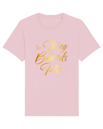 BEARDS AND TATTS Cotton Pink