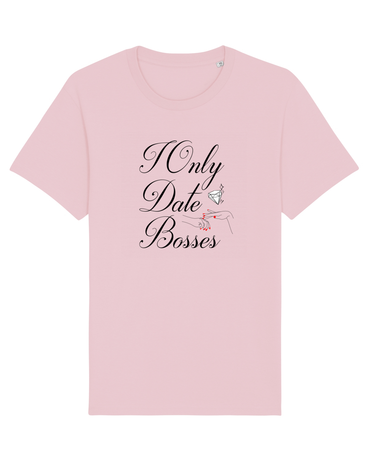 Tricou mânecă scurtă Unisex Rocker Cotton Pink