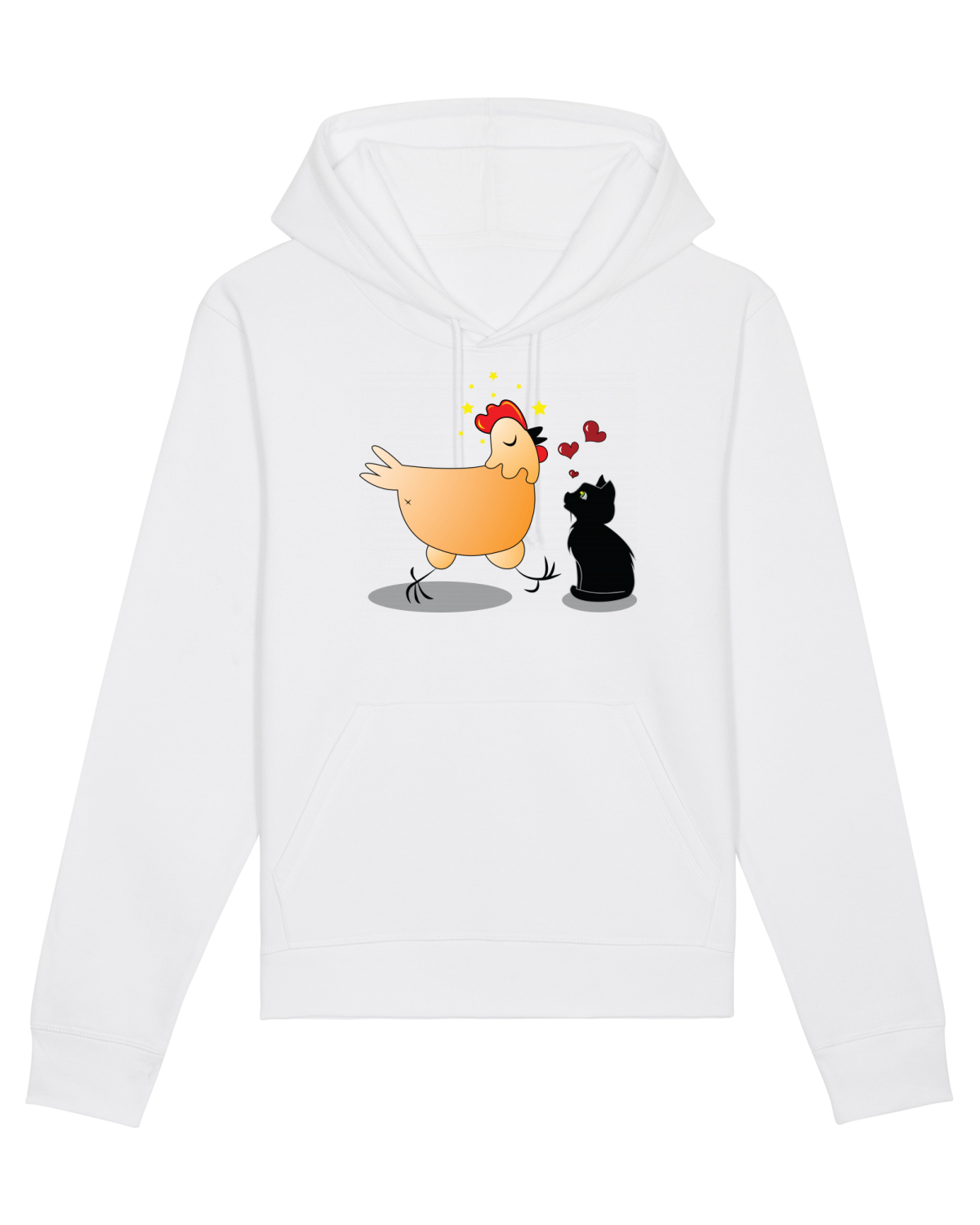 Hanorac Unisex Drummer White