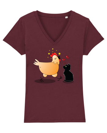 Cat and Han Burgundy