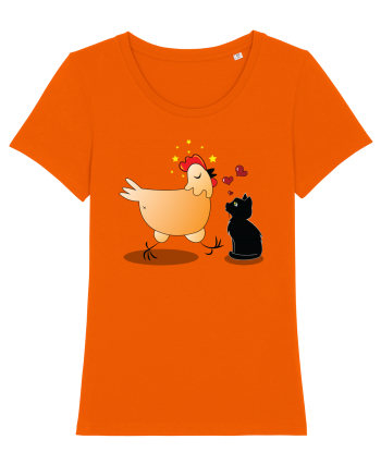 Cat and Han Bright Orange