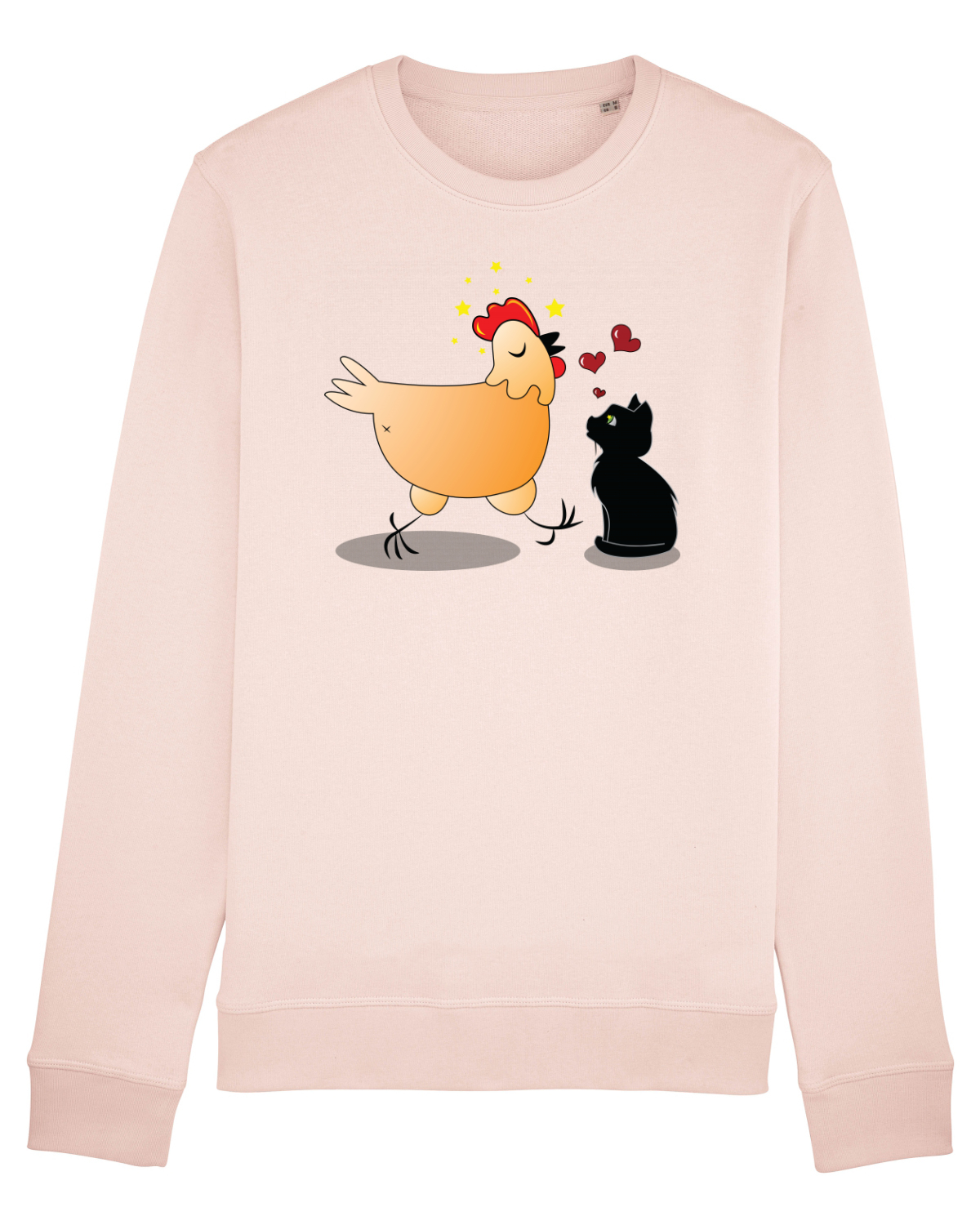 Bluză mânecă lungă Unisex Rise Candy Pink