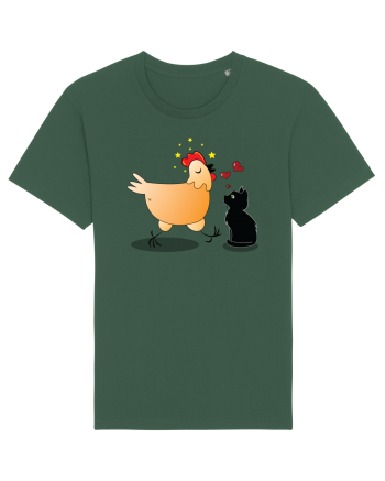 Cat and Han Bottle Green