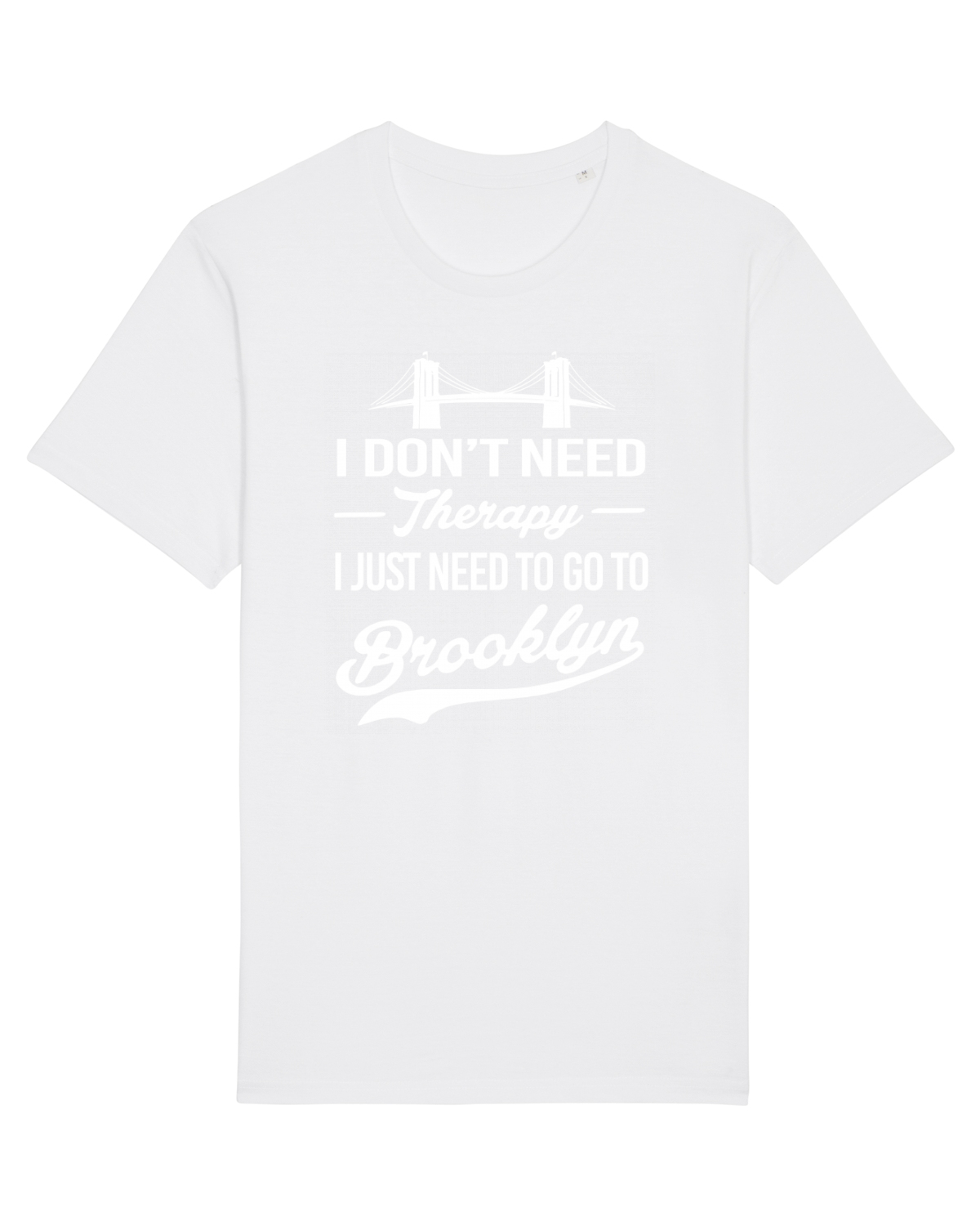 Tricou mânecă scurtă Unisex Rocker White