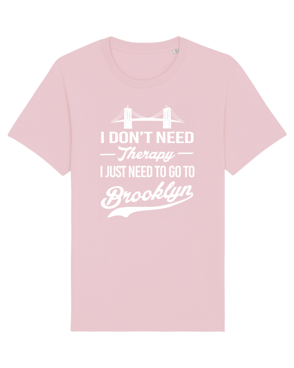 Tricou mânecă scurtă Unisex Rocker Cotton Pink