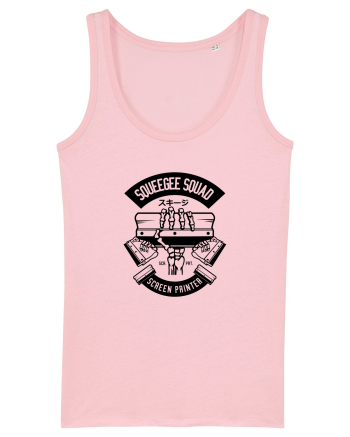 Screen Printer Skeleton Black Cotton Pink