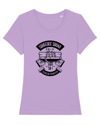 Screen Printer Skeleton Black Lavender Dawn
