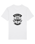 Screen Printer Skeleton Black Tricou mânecă scurtă Unisex Rocker