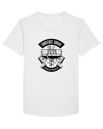Screen Printer Skeleton Black White
