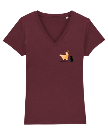 Cat and Han Burgundy