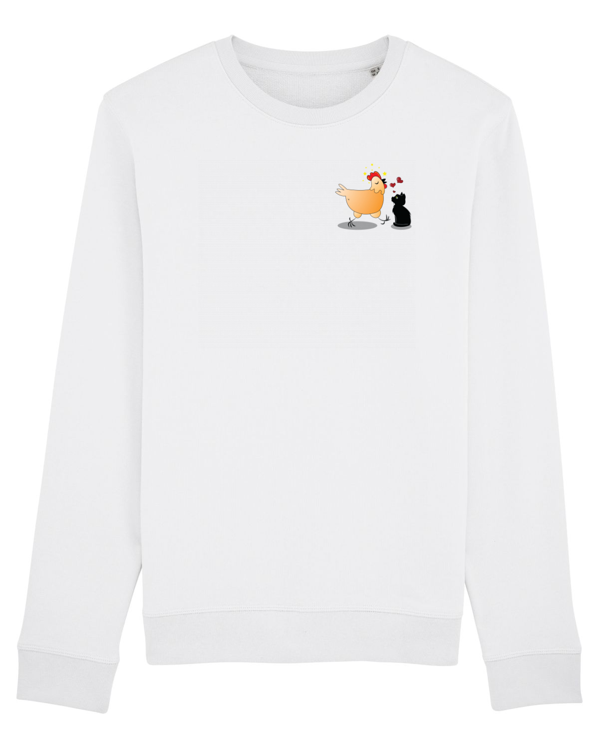Bluză mânecă lungă Unisex Rise White