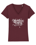 MOUNTAIN Tricou mânecă scurtă guler V Damă Evoker