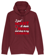WINE Hanorac cu fermoar Unisex Connector
