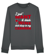 WINE Bluză mânecă lungă Unisex Rise