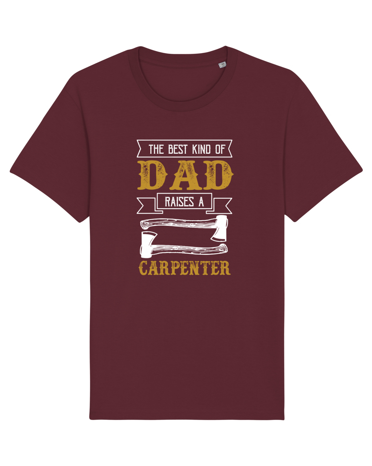 Tricou mânecă scurtă Unisex Rocker Burgundy