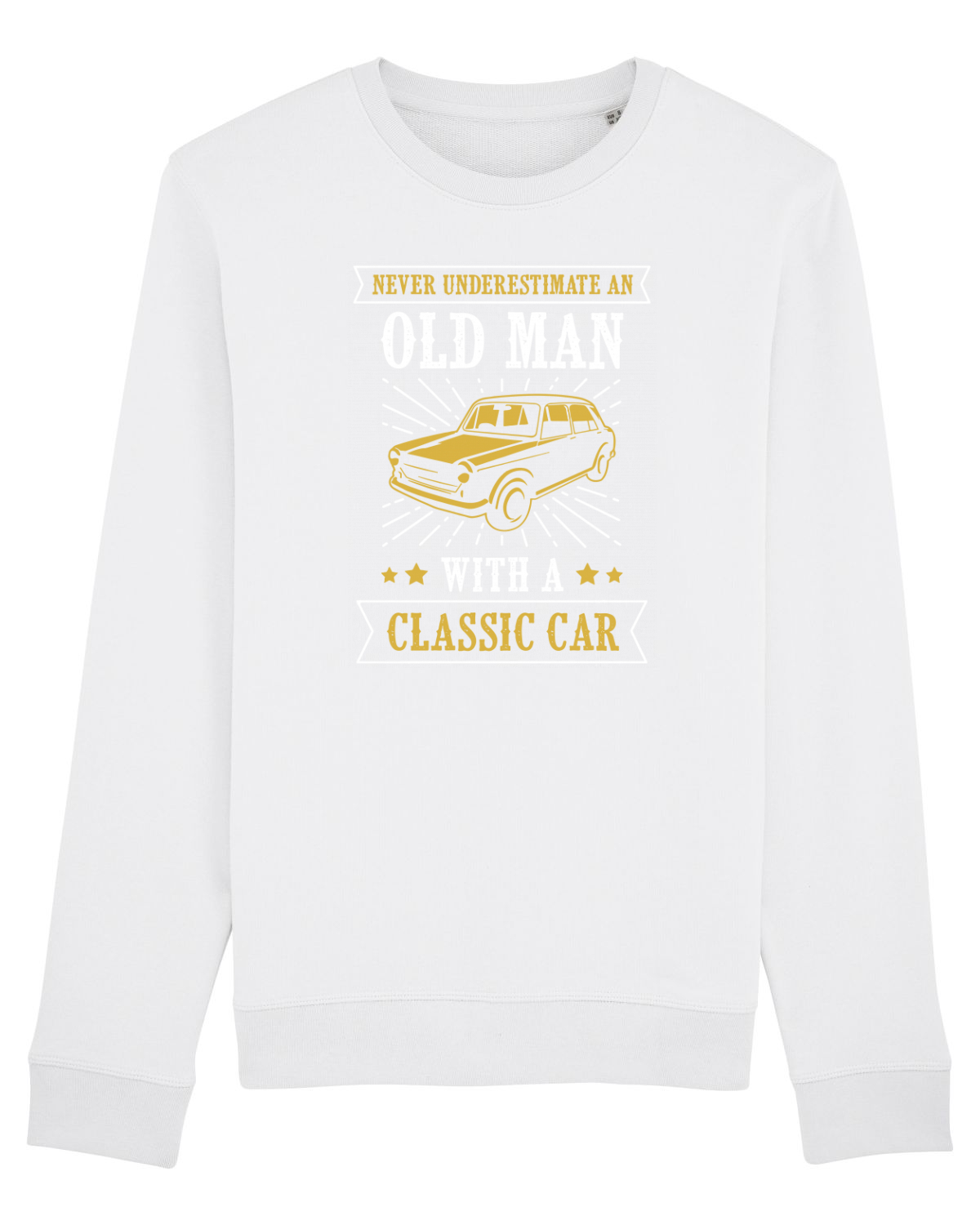 Bluză mânecă lungă Unisex Rise White