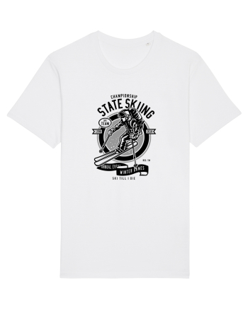 Championship Ski Black White