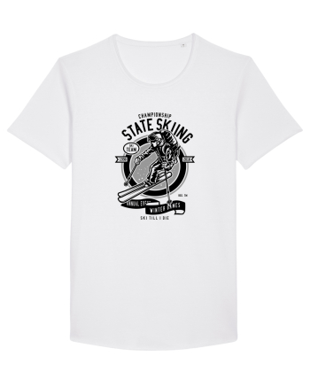 Championship Ski Black White